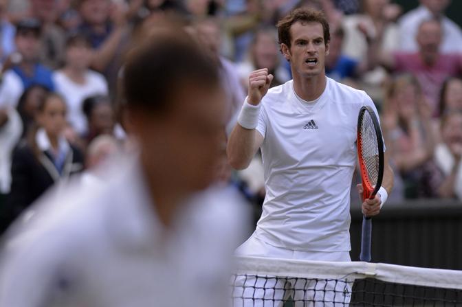 Dopo Djokovic tocca allo scozzese Andy Murray, cinque volte semifinalista a Wimbledon. Afp
